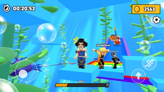 Rainbow Race: Obby Dash 0.0.3. Скриншот 10