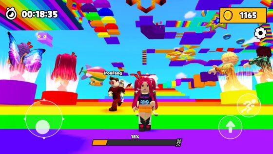 Rainbow Race: Obby Dash 0.0.3. Скриншот 12