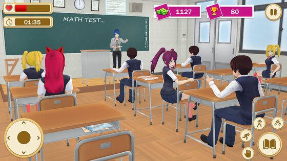 High School Girl Life Sim 3D 2.8.6. Скриншот 6