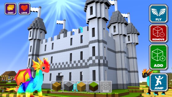 Dragon Craft Building Game 1.21.7. Скриншот 3