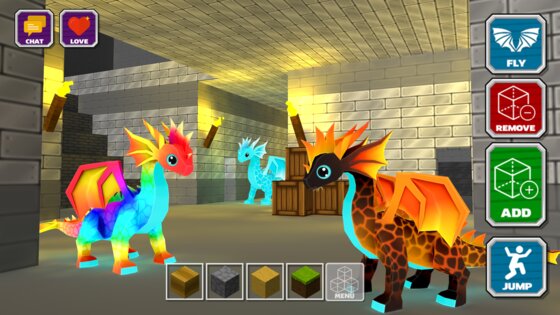 Dragon Craft Building Game 1.21.7. Скриншот 4