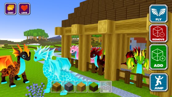 Dragon Craft Building Game 1.21.7. Скриншот 5