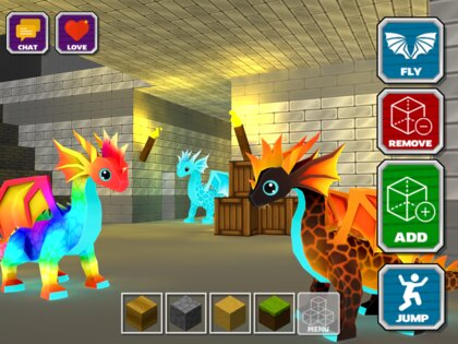 Dragon Craft Building Game 1.21.7. Скриншот 9