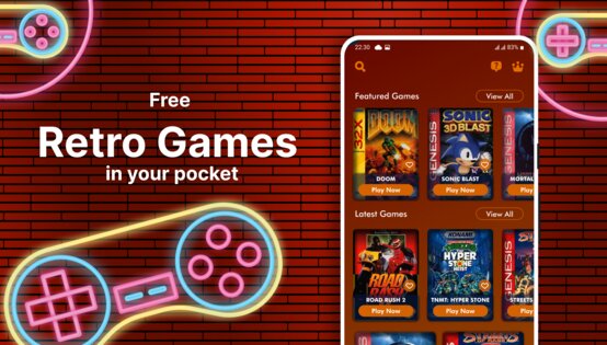 Retro Games 90s — Emulator All In One 1.1.32. Скриншот 1