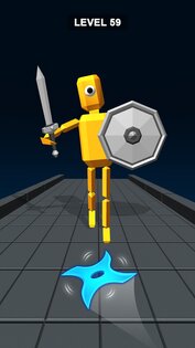 Ninja Shuriken Throw & Slice 1.21. Скриншот 1