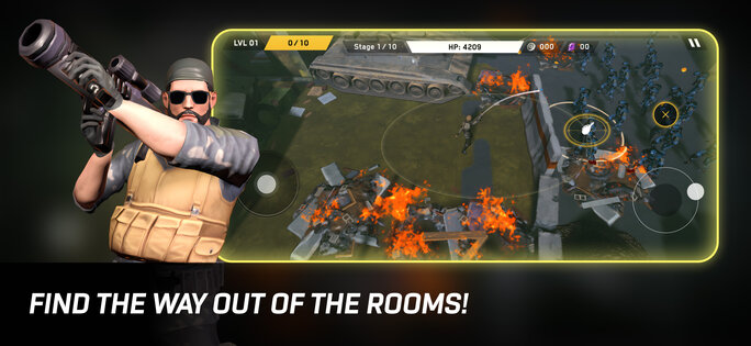 Unfair War: Zombie Robots 1.0. Скриншот 3