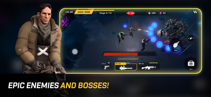 Unfair War: Zombie Robots 1.0. Скриншот 4