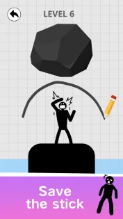 Save Stickman: Brain Draw Line 1.7.9. Скриншот 1