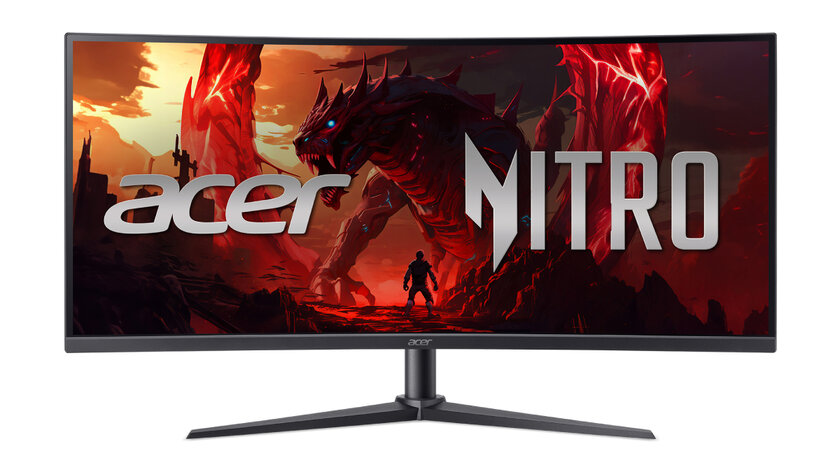 Acer представила в России геймерский 2К-монитор с изогнутой матрицей