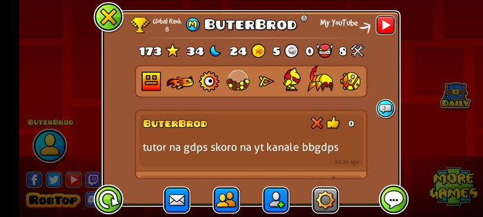 bbgdps — приватный сервер по geometry dash. Скриншот 9