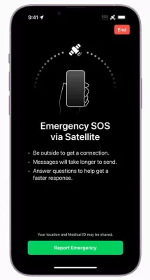 iPhone сможет отправлять фото и строить маршруты через спутниковую связь