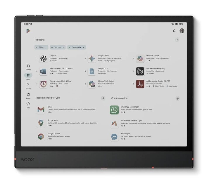 В России появился ONYX BOOX Note Air 5 C — большой ридер с цветным экраном и Android 15