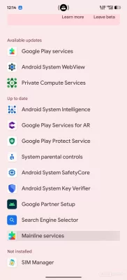 Теперь можно удалить обновления сервисов Google Play прямо на Android-устройстве