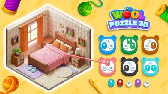 Wool Puzzle 3D 1.1.1. Скриншот 15