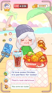 Mukbang ASMR Livestream Party 0.0.5. Скриншот 13