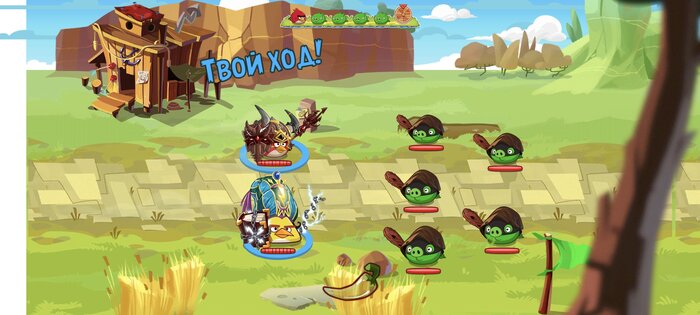 Angry Birds Epic:Elegy Of Netherwing (Модификация). Скриншот 2