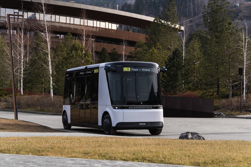 Navio представила автономный шаттл L5: он будет заниматься пассажирскими перевозками