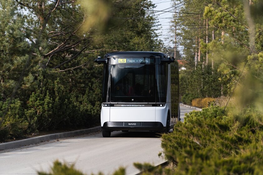 Navio представила автономный шаттл L5: он будет заниматься пассажирскими перевозками
