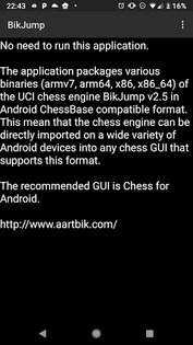 BikJump Chess Engine 1.4.7. Скриншот 3