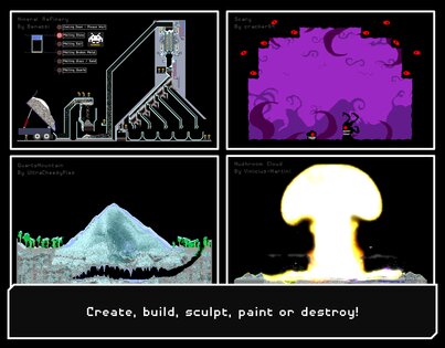 The Powder Toy 1.21. Скриншот 4