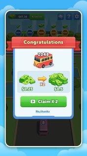 Bus Merge 2048 1.0.2. Скриншот 3