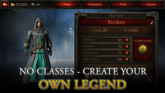 Arcane Quest Legends 1.7.9. Скриншот 3