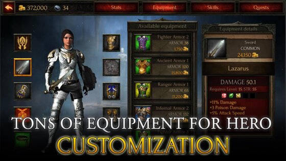 Arcane Quest Legends 1.7.9. Скриншот 4