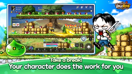 MapleStory: Idle RPG 1.6.0. Скриншот 1