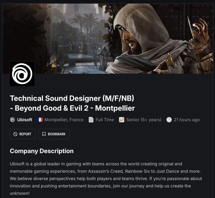 Ubisoft не забросила Beyond Good and Evil 2: спустя 20 лет компания всё ещё нанимает разработчиков