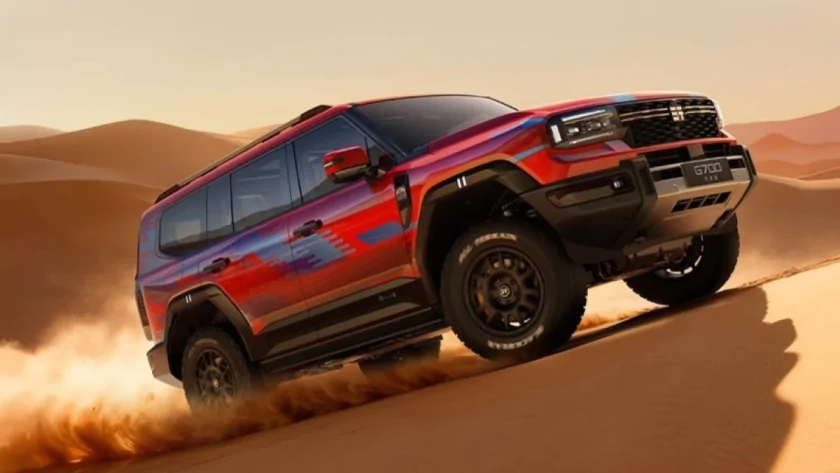 И в пустыню, и в воду: представлен первый внедорожник Jetour — G700