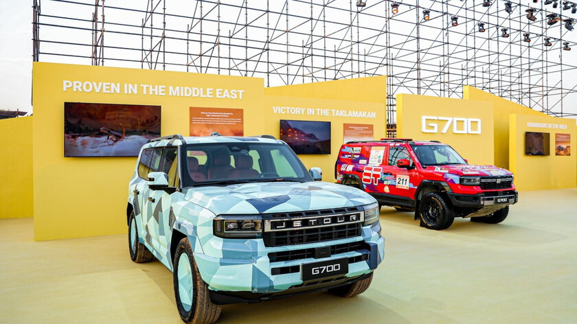 И в пустыню, и в воду: представлен первый внедорожник Jetour — G700