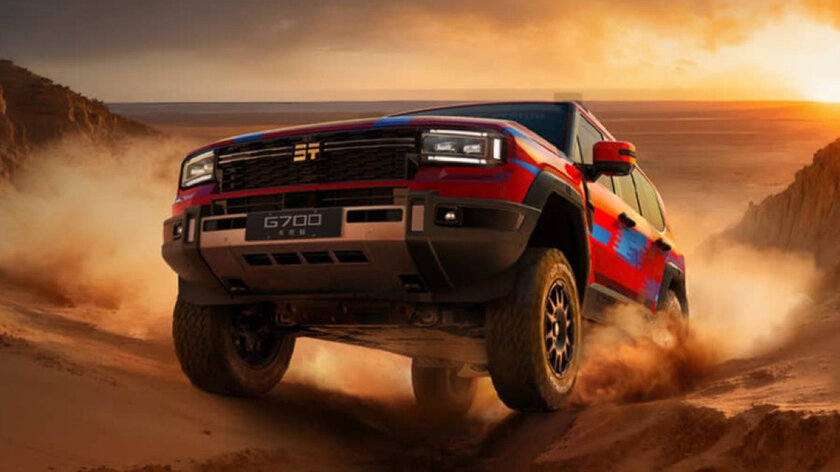 И в пустыню, и в воду: представлен первый внедорожник Jetour — G700