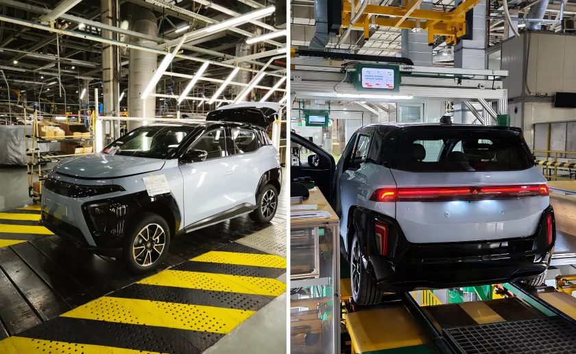 С конвейера сошел первый АТОМ серии PT: российский электромобиль готовят к серийному производству