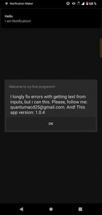 Notification maker. Скриншот 2