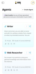 Khoj AI 4.0. Скриншот 5