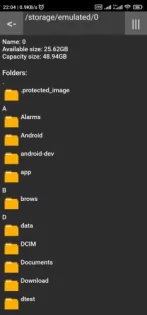 Little File Explorer 4.18. Скриншот 1