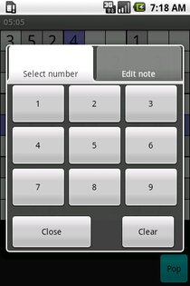 OpenSudoku 1.1.5. Скриншот 2