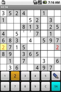 OpenSudoku 1.1.5. Скриншот 1