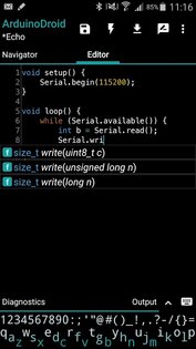 ArduinoDroid 7.2.1. Скриншот 1