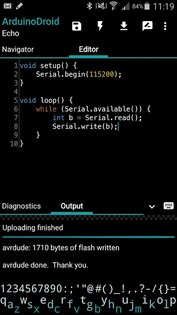 ArduinoDroid 7.2.1. Скриншот 4