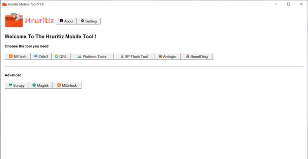 HruritizMobileTool. Скриншот 1