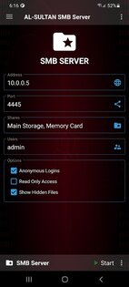 SMB Server 18.51.2511090205. Скриншот 8