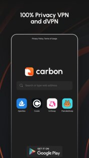 Carbon: Super Fast Browser 7.8. Скриншот 9