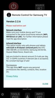 Samsung TV remote 2.9.9. Скриншот 2