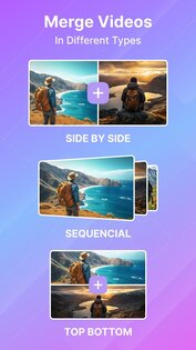 Video Merger, Joiner, Collage 18.10.0. Скриншот 1
