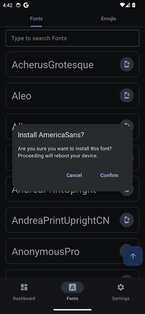 Font Manager 1.18.4. Скриншот 4