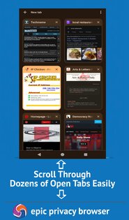 Epic Privacy Browser 138.0.7204.63. Скриншот 5