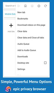 Epic Privacy Browser 138.0.7204.63. Скриншот 6