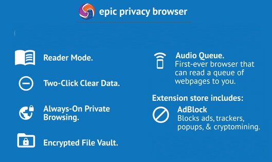 Epic Privacy Browser 138.0.7204.63. Скриншот 11