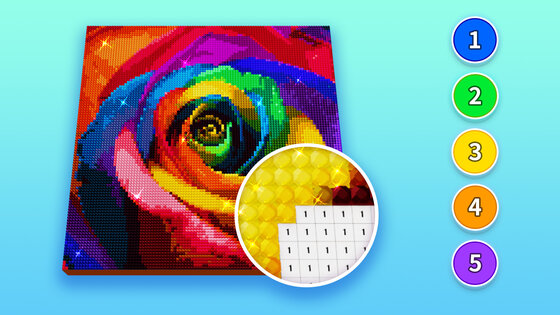 Diamond Painting by Number 6.5.0. Скриншот 3